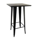 Ver imagem 3 de Kit Mesa Tolix Bistrô Bar com 4 Banquetas Allegra Altas Preto