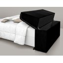 Ver imagem 3 de cabeceira box diamante 140cm com bau detalhe estofado:Preto