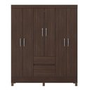 Ver imagem 4 de Guarda Roupa Casal Luna 6 Portas 2 Gavetas MDP Cafe Touch Demóbile