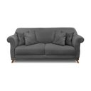 Ver imagem 2 de Sofá 2 Lugares Pé de Madeira Julieta 180 Cm Suede Cinza S04 - D'Rossi