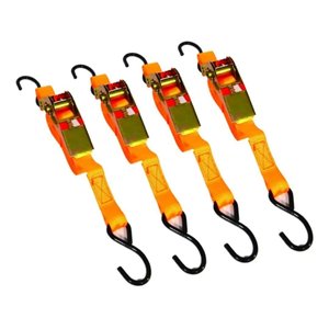 Cinta para Carga Catraca Kit 4 Pçs Profissional 25mm X 4,5m