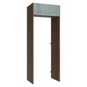 Ver imagem 1 de Porta-geladeira 83 Cm 1 Porta Basculante Rustic/cinza Lux Madesa