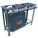 Ver imagem 1 de Fogão Industrial 3 Bocas 2QS 1QD Baixa Pressão P7 com Forno 66L de Piso