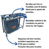 Fogão Industrial 3 Bocas 2QS 1QD Baixa Pressão P7 com Forno 66L de Piso - 2
