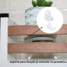 Prateleira para Banheiro Mdf Branco 50x10 Dulce Cedrinho - 3