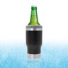 Copo Termico Porta Lata Garrafa Long Neck Copo Abridor:Preto - 1