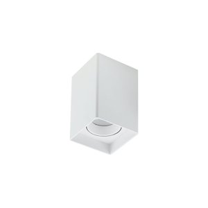 Plafon Sobrepor Look Quadrado Mr16 Branco