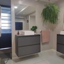 Ver imagem 7 de Gabinete para Banheiro com Cuba e Armario 60cm Mdf Grafite Dubai - On Móveis