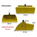 Ver imagem 2 de Pá de Lixo Coletora Cabo Aluminio 75 Cm Profissio Star Clean