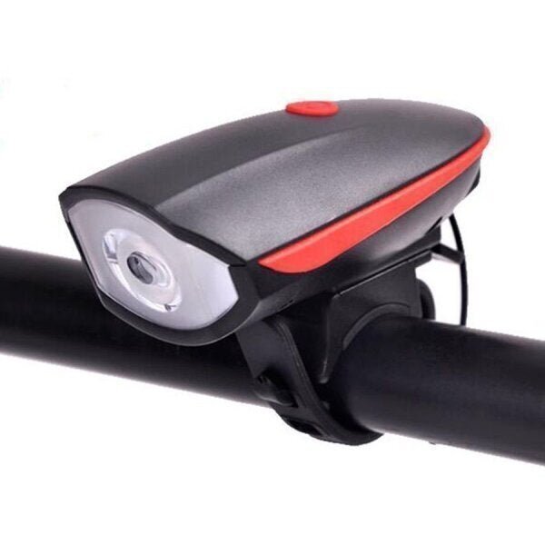 Farol de Bicicleta Lanterna com Buzina Prova D'Água JY-7588 - 2