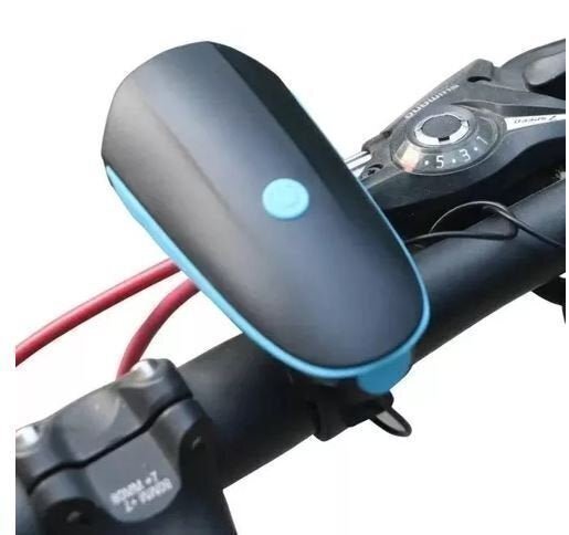 Farol de Bicicleta Lanterna com Buzina Prova D'Água JY-7588 - 5