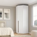 Ver imagem 2 de Guarda Roupa Modular 1 Porta Canto 45 Altezza Trend Belmax:branco