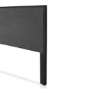 Ver imagem 5 de Cabeceira Cama Box Casal 1,40m Estofada Capri Veludo Preto