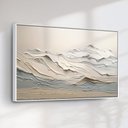 Ver imagem 2 de Quadro Decorativo Abstrato Cinza e Nude