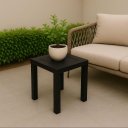 Ver imagem 2 de Mesa Centro Quadrada Alumínio Área Externa Jardim Piscina