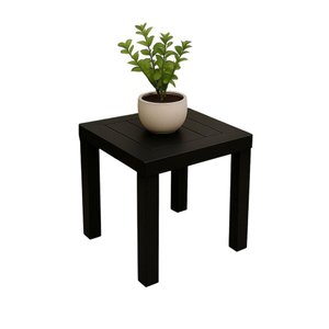 Mesa Centro Quadrada Alumínio Área Externa Jardim Piscina