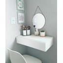 Ver imagem 1 de Penteadeira Minimalista 60cm Mdf Branco