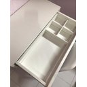 Ver imagem 3 de Penteadeira Minimalista 60cm Mdf Branco
