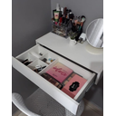 Ver imagem 2 de Penteadeira Minimalista 60cm Mdf Branco