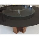 Ver imagem 5 de Prato Giratório/girador de Mesa Vidro/alumínio - Diametro:60