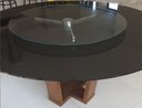 Ver imagem 5 de Prato Giratório/girador de Mesa Vidro/alumínio - Diametro:60