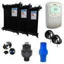 Ver imagem 1 de Kit Aquecedor Solar Piscina 12placas 3mt+contr+valvs
