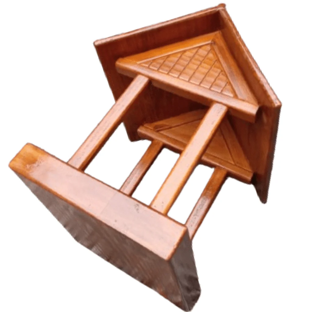 Comedouro Tratador Pássaros Livres Porta Ração Aves Verniz - 2