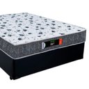Ver imagem 6 de Cama Box Casal + Colchão Ortopédico Resistente Pró D28 Prime Colchões 138x188x60 Preto