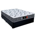 Ver imagem 1 de Cama Box Casal + Colchão Ortopédico Resistente Pró D28 Prime Colchões 138x188x60 Preto
