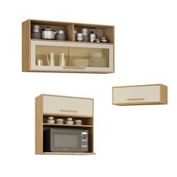 Cozinha Compacta 3 Armários Aéreos Salvador - 2 Cozinha Compacta 3 Armários Aéreos Salvador - 2