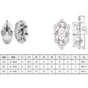 Ver imagem 4 de Placa para Torno 3 Castanhas Reversíveis 315mm - Fixação Camlock