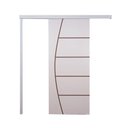 Ver imagem 1 de Porta de Correr Branco Prime Frisada F01 210x90
