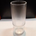 Ver imagem 4 de Vaso Decorativo Enfeite Planta Redondo Vidro 27x11x11cm Transparente