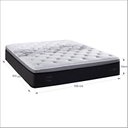 Ver imagem 3 de Colchão King Berlim One Side Pillow 193x203x33cm Preto/Elegancy/Black Herval