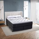 Ver imagem 1 de Colchão King Berlim One Side Pillow 193x203x33cm Preto/Elegancy/Black Herval