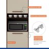 Cozinha Completa 2 Armários Aéreos e 1 Paneleiro Salvador - 18