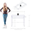 Ver imagem 3 de Escrivaninha Slim 1 Gaveta 90cm