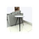 Ver imagem 2 de Mesinha Lateral Sala Quarto de Canto Redonda P.b Fs