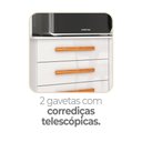 Ver mais imagens de Armário de Cozinha 6 Portas 2 Gavetas Adelle Yescasa Branco/Neve