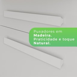 Armário de Cozinha 6 Portas 2 Gavetas Adelle Yescasa - 13