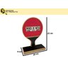 Troféu Tênis De Mesa 4 Unidades Eptcel Arte em Mdf 1513 - 2