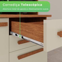 Armário de Cozinha 6 Portas 2 Gavetas Adelle Yescasa - 10