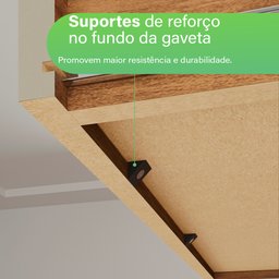 Armário de Cozinha 6 Portas 2 Gavetas Adelle Yescasa - 12