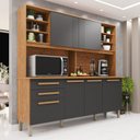 Ver imagem 2 de Armário de Cozinha 6 Portas 2 Gavetas Adelle Yescasa