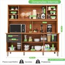 Ver imagem 7 de Armário de Cozinha 6 Portas 2 Gavetas Adelle Yescasa