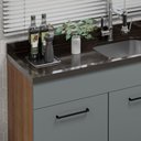 Ver imagem 7 de Balcão Gabinete de Pia Cozinha 150 cm 2 Portas e 2 Gavetas (Sem Tampo e Pia) Rustic/Cinza Agata Madesa