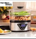 Ver imagem 5 de Panela de Vapor Elétrica Hamilton Beach - 37530-bz127 Inox 800w
