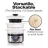 Panela de Vapor Elétrica Hamilton Beach - 37530-bz127 Inox 800w - 4