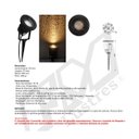 Ver imagem 2 de Espeto de Jardim Alumínio para Lâmpada Led Dicroica Gu10 Fm Espeto Dicroica 00615