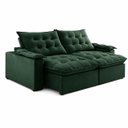 Ver imagem 4 de Sofá Liberty Retrátil e Reclinável 240m - Verde